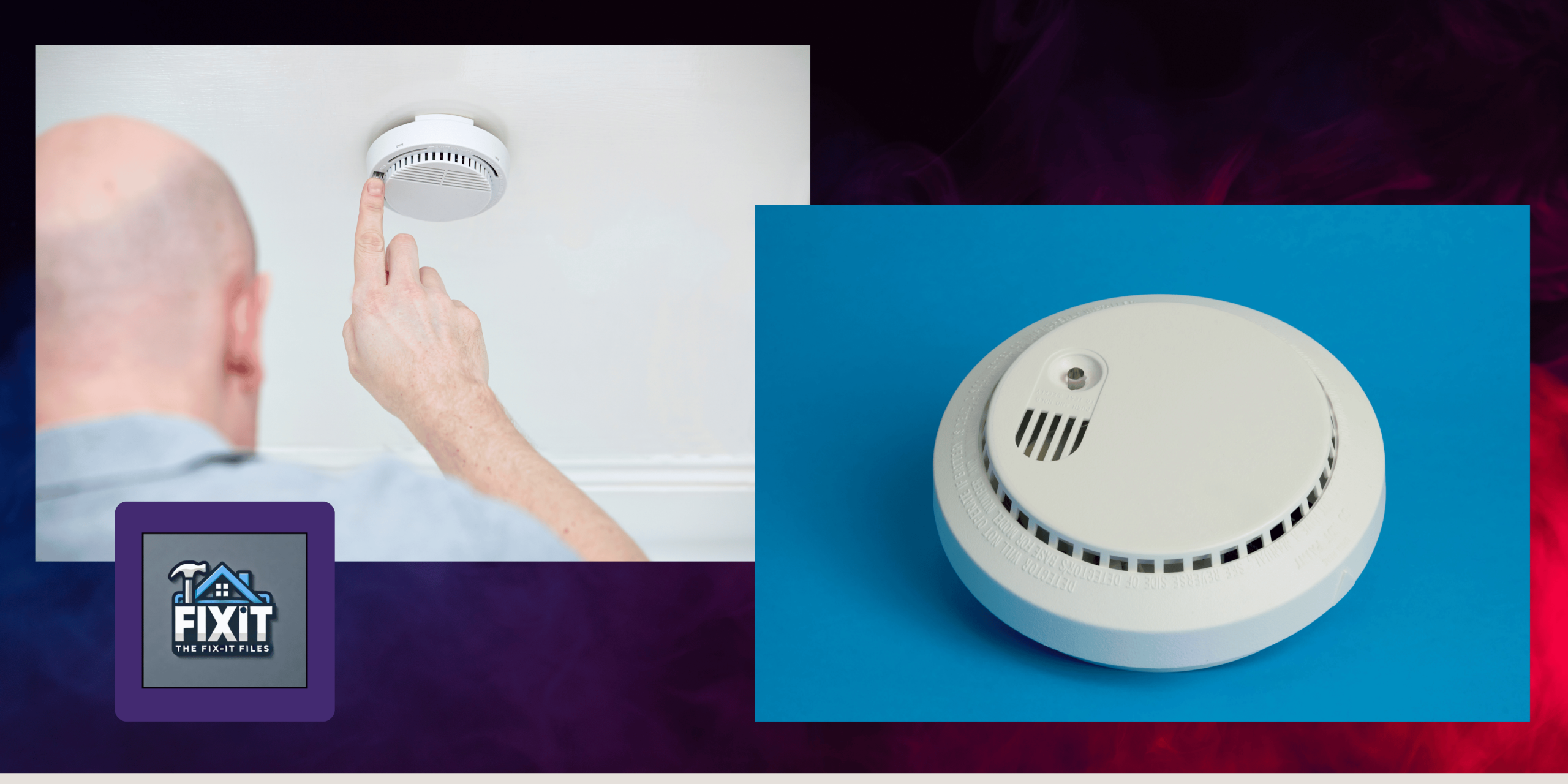 How to test smoke alarms.