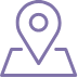 Location marker icon representing DreamMaker Bath & Kitchen’s Colorado Springs design center, assisting with kitchen