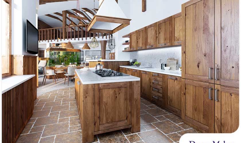 modern mountain home kitchen design