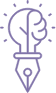 Creative lightbulb icon with a rocket, symbolizing innovative kitchen design ideas from DreamMaker in St. George