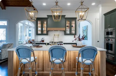 Stylish kitchen remodel featuring custom cabinetry, premium flooring, and updated lighting in St. George.