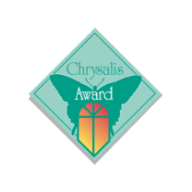 DreamMaker Bath & Kitchen of Utah Valley showcases the Chrysalis Award, a stylized graphic recognizing remodeling excellence